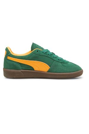 green leather sneakers PUMA KIDS | 39727105